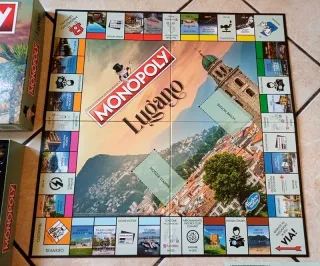 Monopoly Lugano gioco Hasbro pari al nuovo