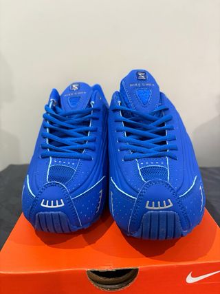 Nike Shox R4 Blue Metallic Silver