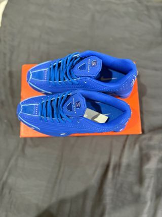 Nike Shox R4 Blue Metallic Silver