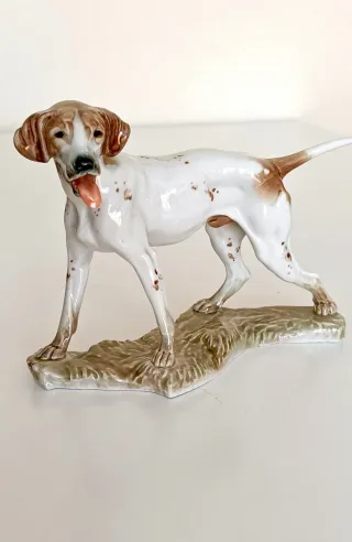 Escultura perro Algora cerámica