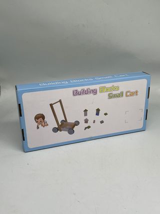 carrellino legno gioco con forme colorate NUOVO