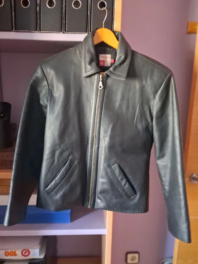 Cazadora de piel Pepe Jeans Negra