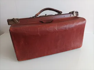 Maletín antiguo de piel