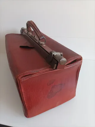 Maletín antiguo de piel