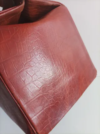 Maletín antiguo de piel