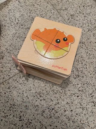 Set Puzzles Madera Animales Irregulares