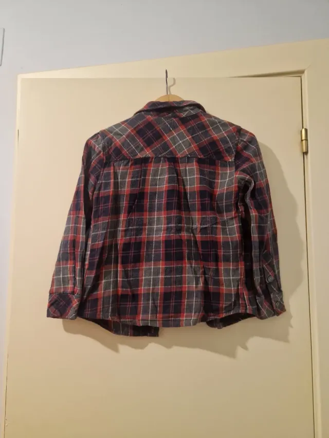 Camisa cuadros niño Geox