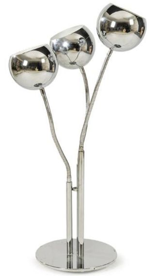 Lámpara de mesa 3 brazos metal