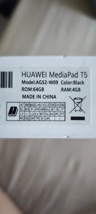 Tablet Huawei Mediapad T5 Negra