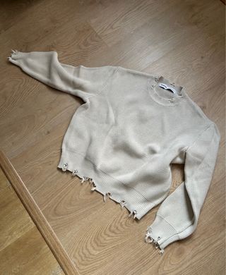 Jersey Bershka beige