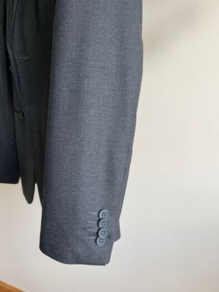 Americana gris oscuro hombre S 46