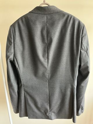 Americana gris oscuro hombre S 46