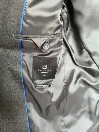 Americana gris oscuro hombre S 46