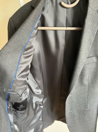 Americana gris oscuro hombre S 46