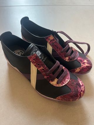 Zapatillas Munich 36 Negras y Moradas
