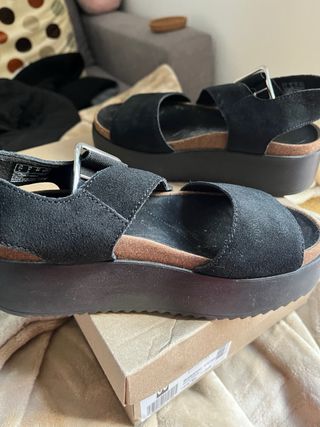Sandalias Clarks Negras Talla 36