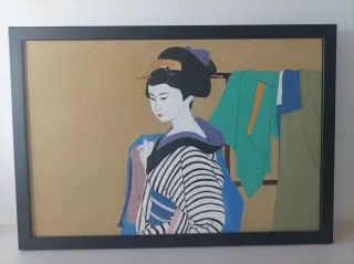 Quadri ad olio Geisha