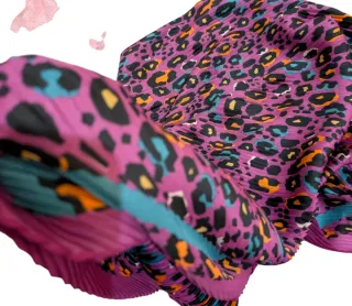 Foulard leggero fantasia animalier