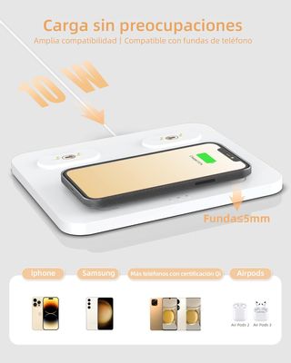 NUEVO - EZVALO Stazione di Ricarica 3 in 1 Induttiva