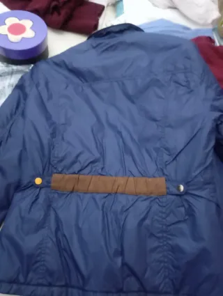 Chaqueta Spagnolo Talla 46 S Azul Marrón acolchada