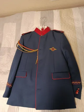 Traje Almirante Talla 10E Comunión Azul/Rojo