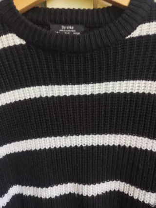 Jersey rayas negro y blanco