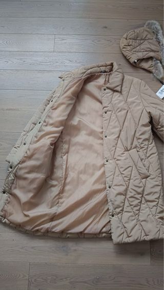 Giacca invernale LePool beige donna taglia L-Nuova