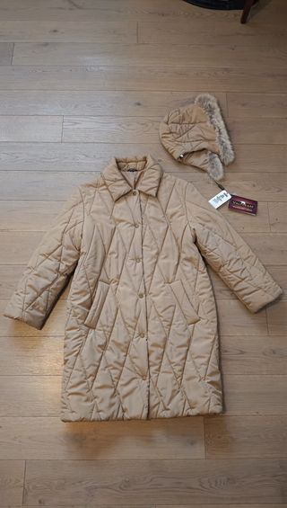 Giacca invernale LePool beige donna taglia L-Nuova