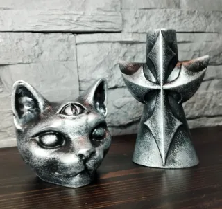 Set Esoterico Croce Gatto Terzo Occhio