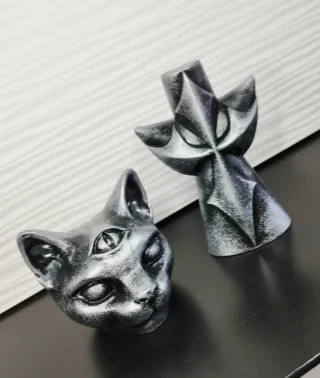 Set Esoterico Croce Gatto Terzo Occhio