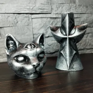 Set Esoterico Croce Gatto Terzo Occhio