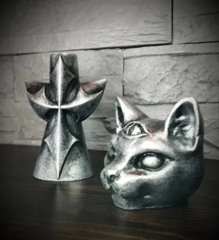 Set Esoterico Croce Gatto Terzo Occhio