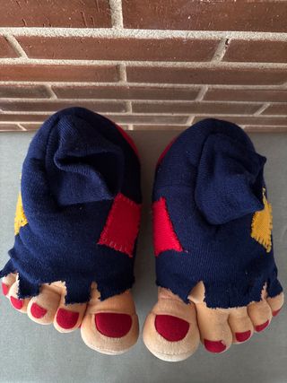 Pantuflas divertidas de pies de monstruo, nº 40