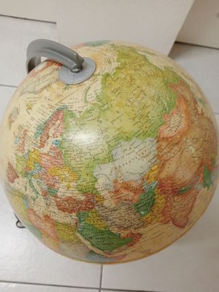 Lampada mappamondo funzionante con lampadina