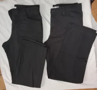 2 Pantalones Leé Hombre Talla 44 Negros