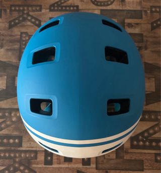 Casco B'TWIN Azul y Blanco