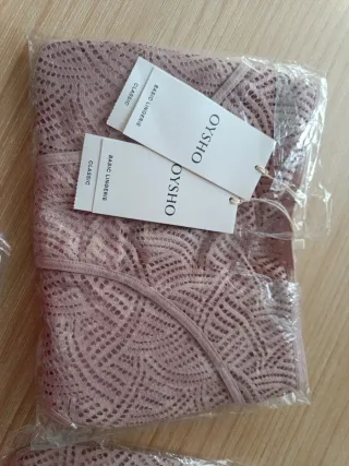 Pack 10 Braguitas Oysho Rosa Talla M y S