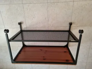 Tavolo da centro Ikea in legno e metallo