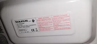 Microondas Taurus Negro