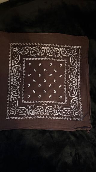 Bandana Verde Estampada 100% Algodón