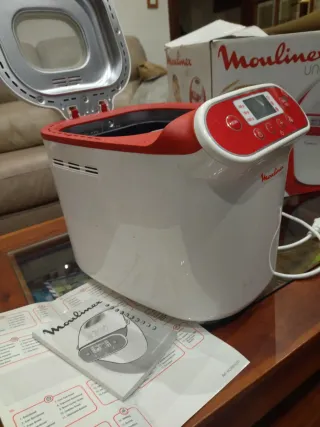 Panificadora Moulinex Uno Blanca/Roja