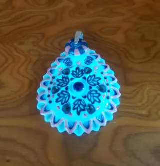 Colgante de sargadelos y collar de lapislazuli