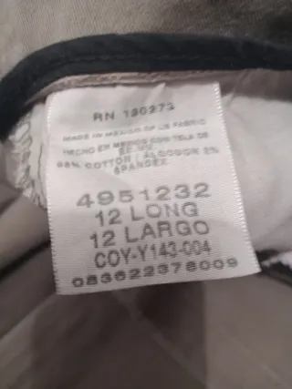 Pantalón Leé Beige Talla 44