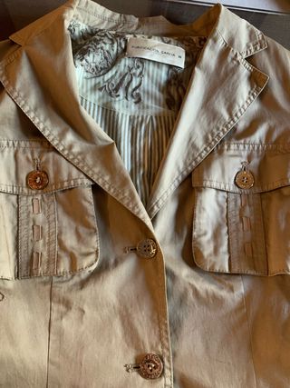 Chaqueta Purificación García beige T.38