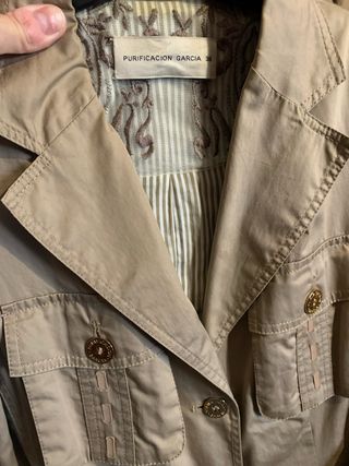 Chaqueta Purificación García beige T.38