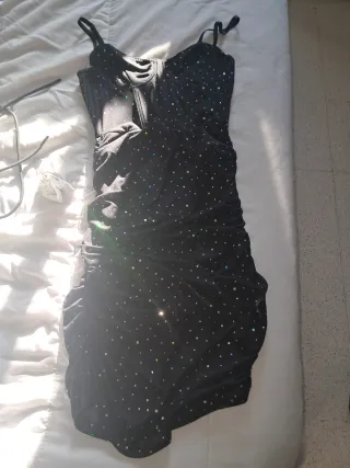 Vestido negro fiesta/fiesta talla S / M