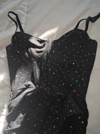 Vestido negro fiesta/fiesta talla S / M