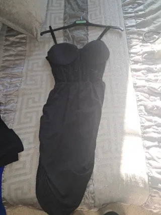 Vestido negro fiesta/fiesta talla S / M