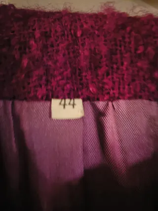 Completo bouclé in viscosa colore fucsia