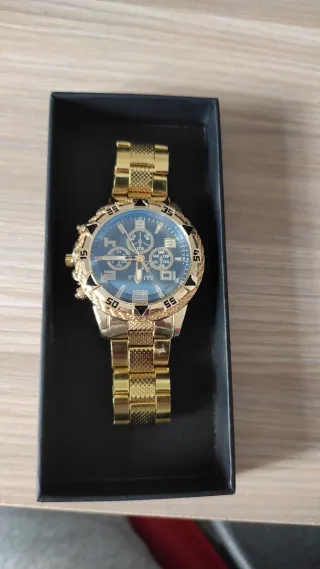 Reloj SAIYA Hombre Dorado y Azul